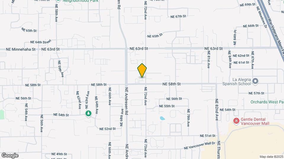 5809 NE 71st Ave Map and Location Details