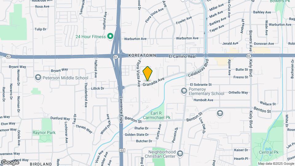 3575 Granada Ave Map and Location Details
