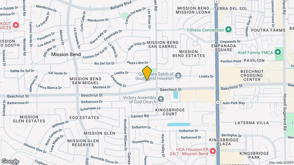 15215 Ensenada Dr Map and Location Details