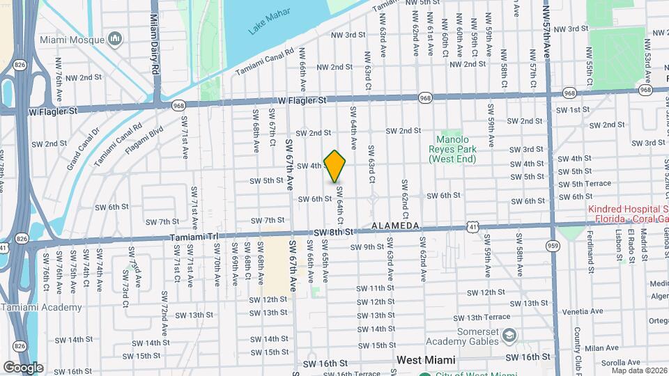 526 SW 64th Ct Map and Location Details