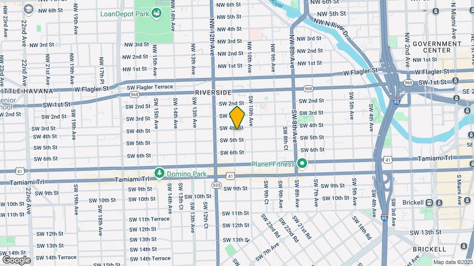 417 SW 11th Ave, Unit Guest Cottage Mapa y Detalles de la Ubicación