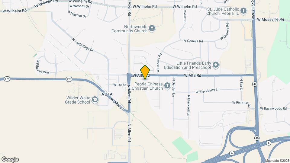 2314 W Kenfield Ct Map and Location Details