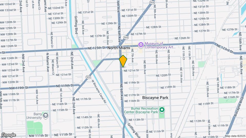 12101 NE 6th Ave Map and Location Details