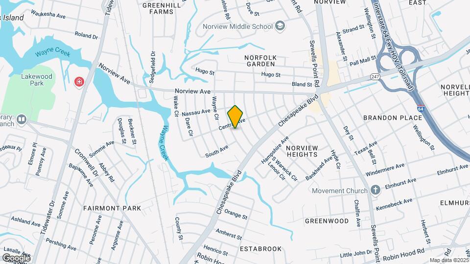 3758 Nansemond Cir Map and Location Details