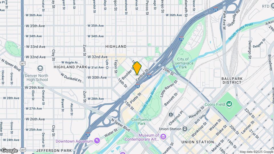 Edge LoHi Map and Location Details