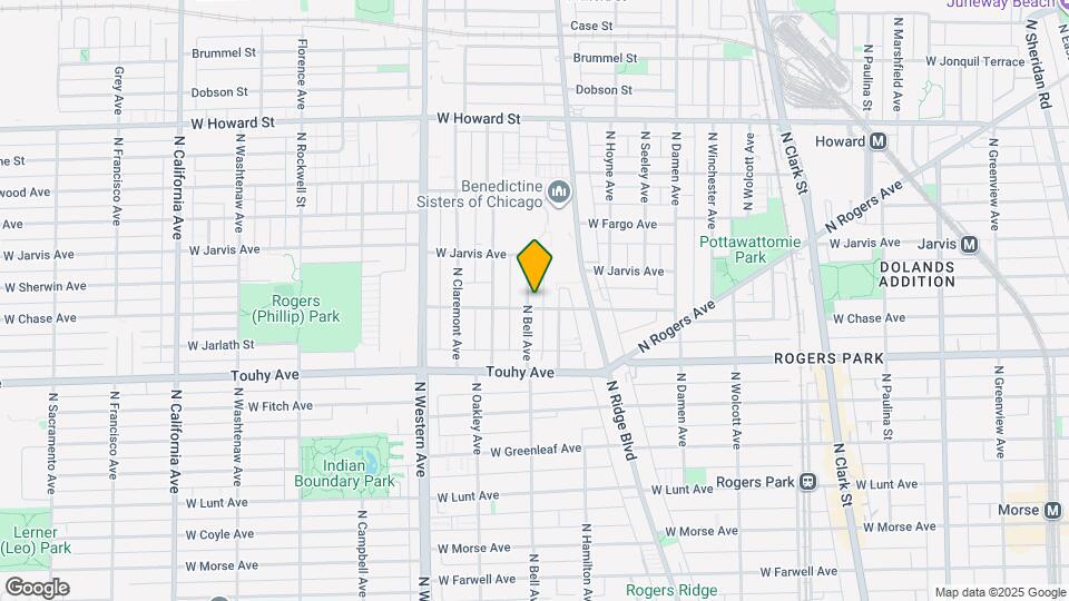 7309 N Bell Ave-Unit -2 Map and Location Details