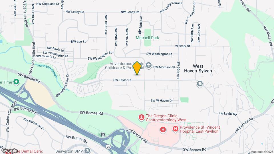 9603 SW Taylor St Mapa y Detalles de la Ubicación