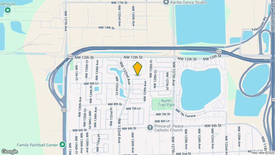 12991 NW 9th Ln Map and Location Details