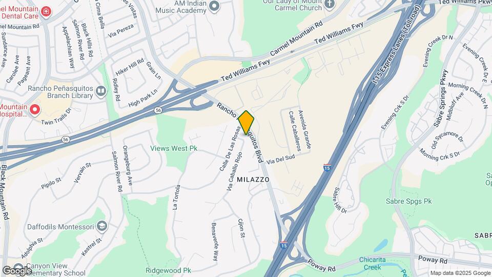 10034 Via La Cantera Map and Location Details