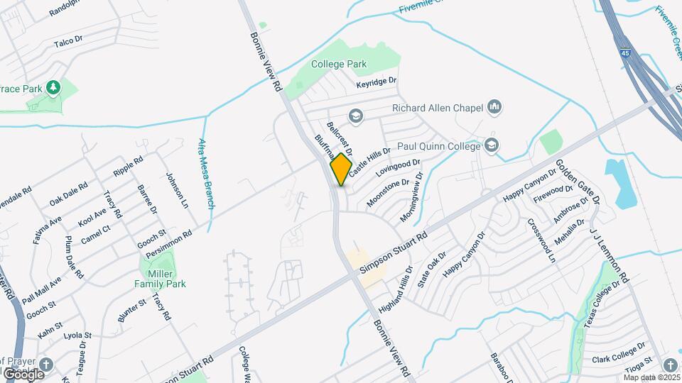 5855 Bluffman Dr Map and Location Details