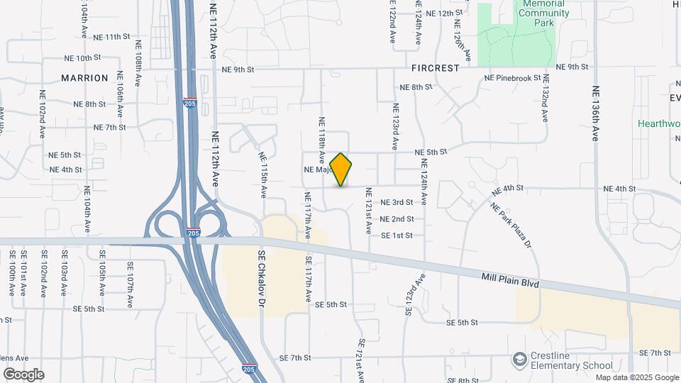 11907 NE 4th St Map and Location Details