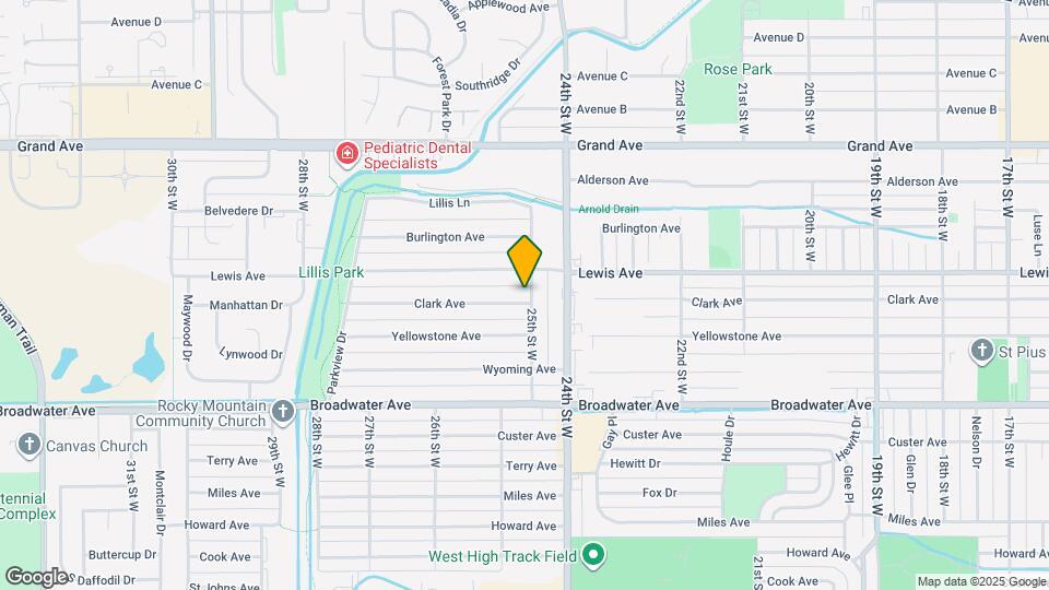 1006 25th St W Map and Location Details