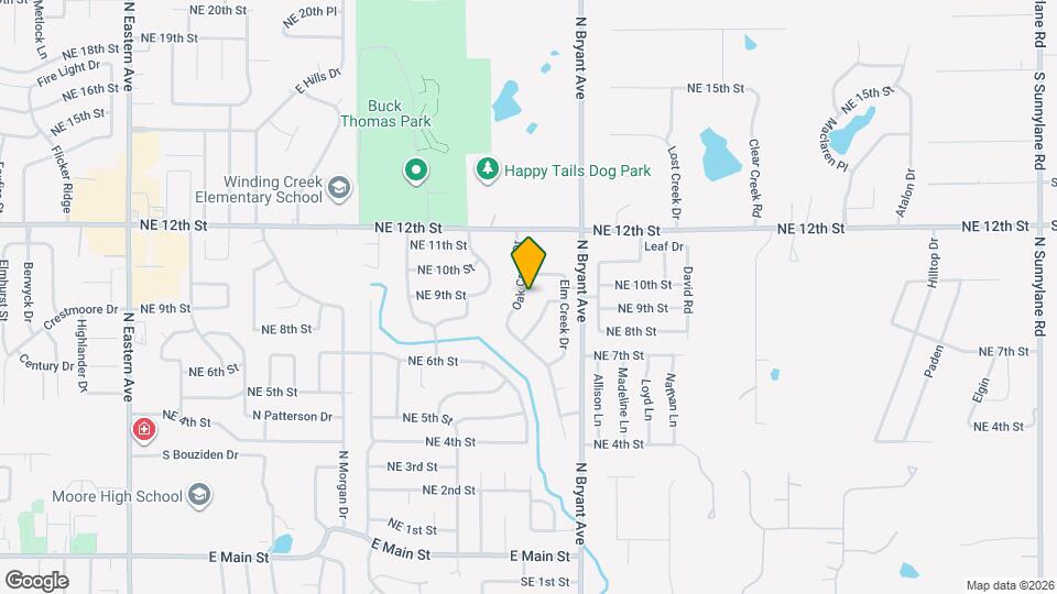 932 Oak Creek Dr Map and Location Details