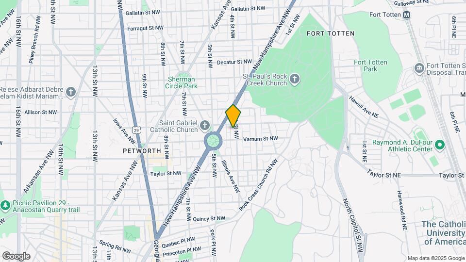 4316 4th St NW Map and Location Details
