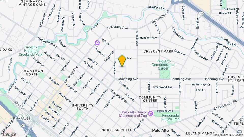949 Addison Ave Map and Location Details