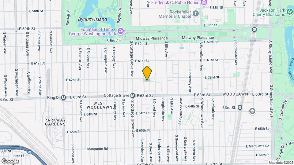 6211 S Drexel Ave Map and Location Details