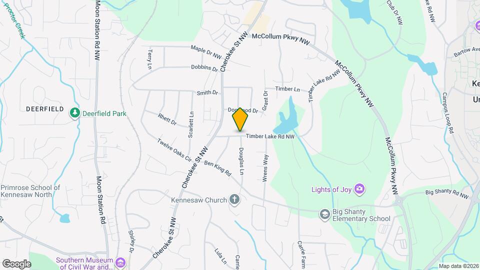 1810 Timber Lake Rd NW Map and Location Details