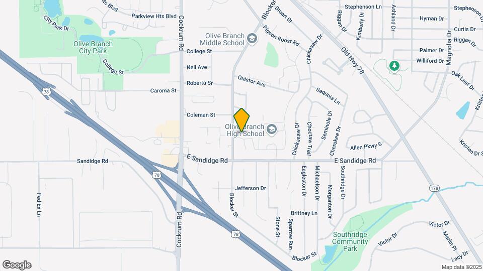 9296 Brooks Dr Map and Location Details