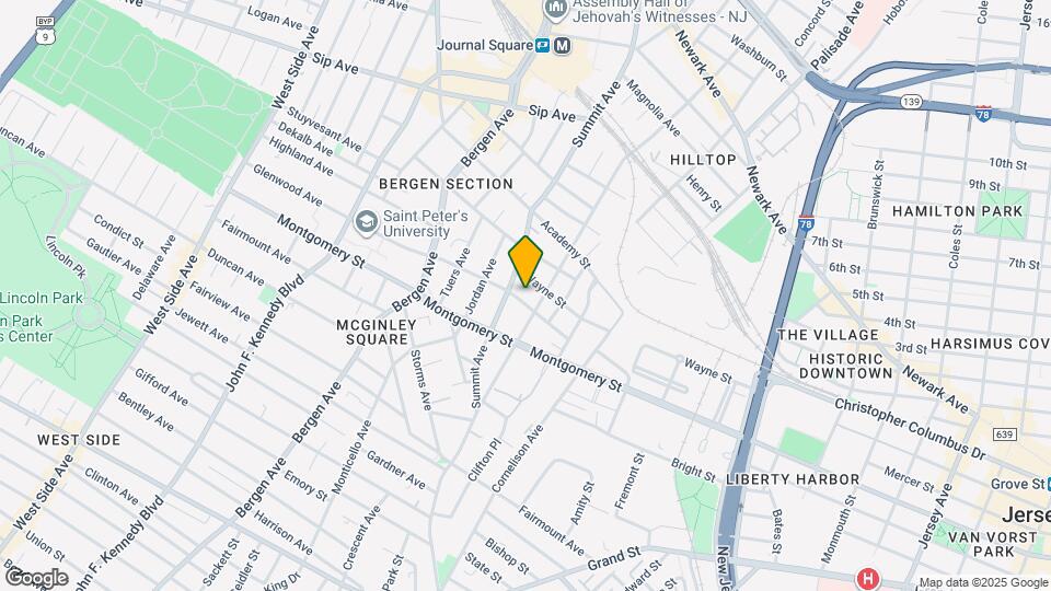 486 Mercer St Map and Location Details