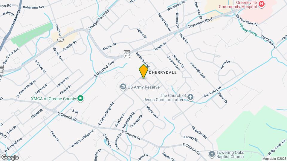 402 Crockett Ln Mapa y Detalles de la Ubicación
