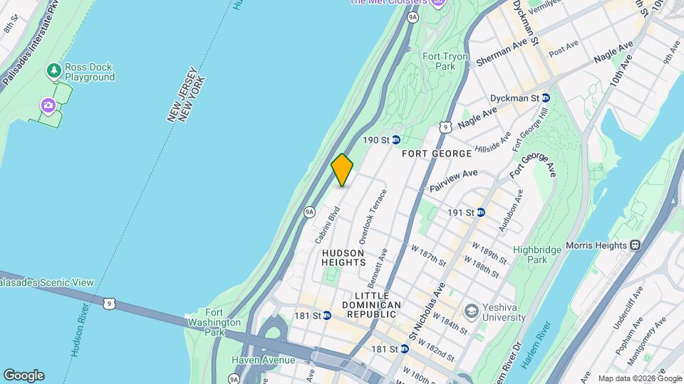 Cabrini Boulevard, Unit 22 Map and Location Details