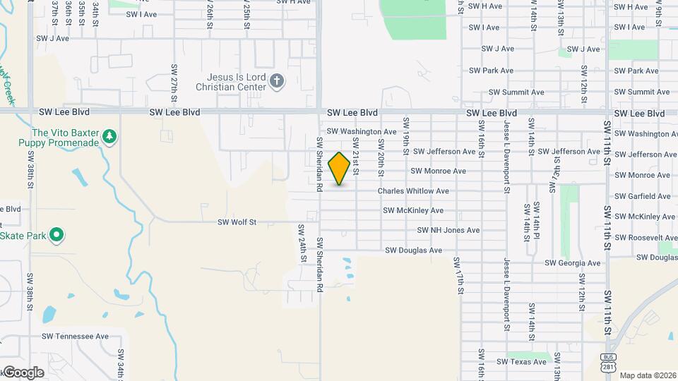 2126 Charles Whitlow Ave Map and Location Details