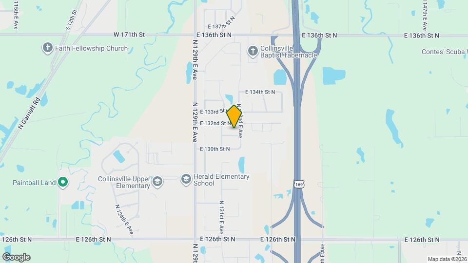 13167 E 131st St N Map and Location Details