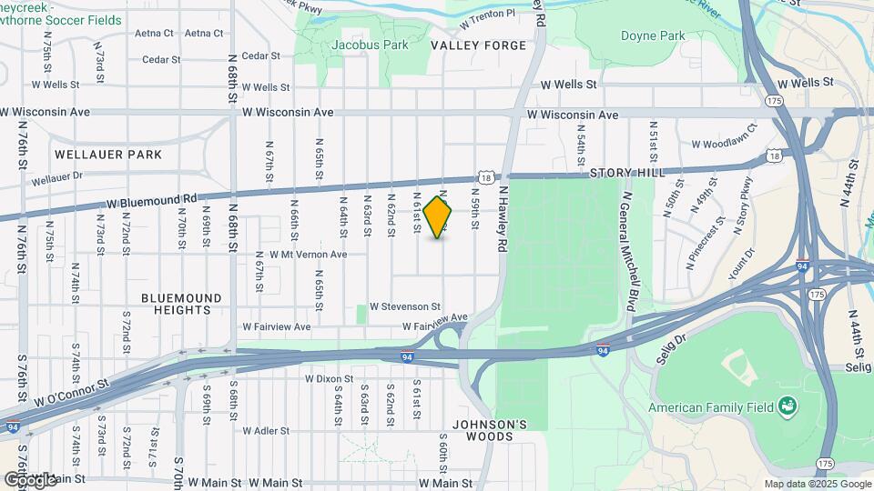 311 N 60th St Map and Location Details