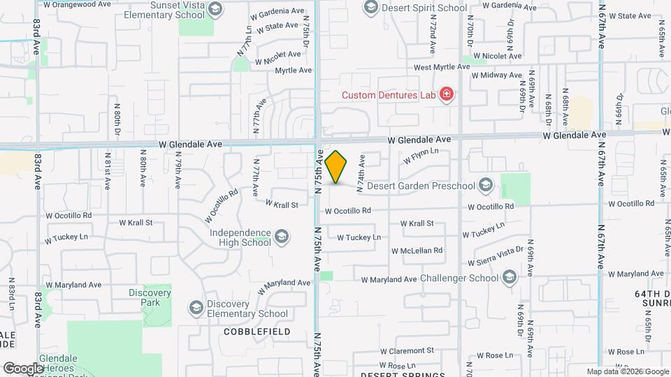 7441 W Fleetwood Ln, Unit 113 Mapa y Detalles de la Ubicación