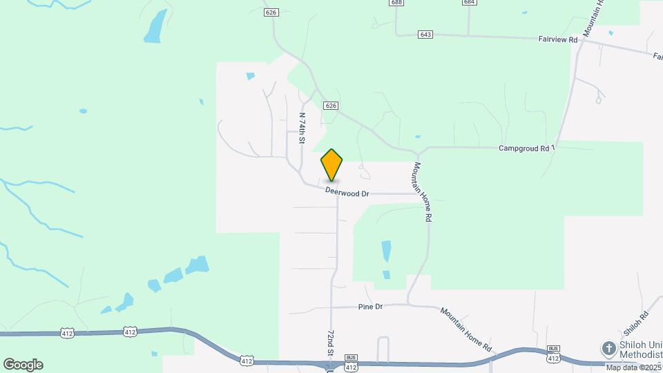 7201 Deerwood Dr Map and Location Details