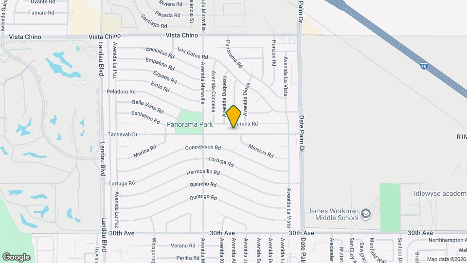 68640 Tachevah Dr Map and Location Details