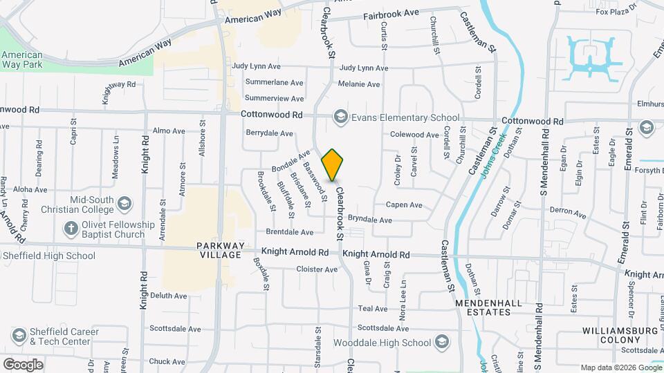 3041 Clearbrook St Map and Location Details