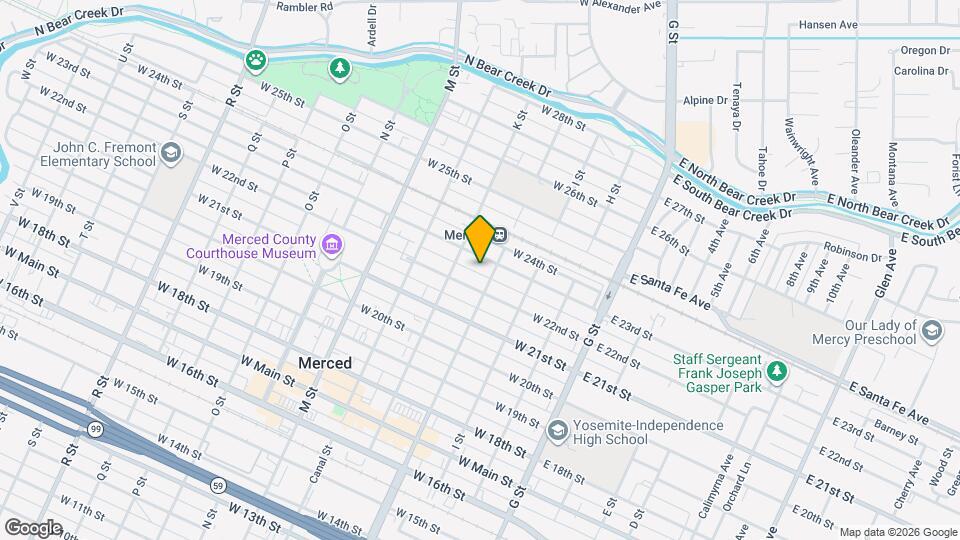 322 W 23rd St Map and Location Details