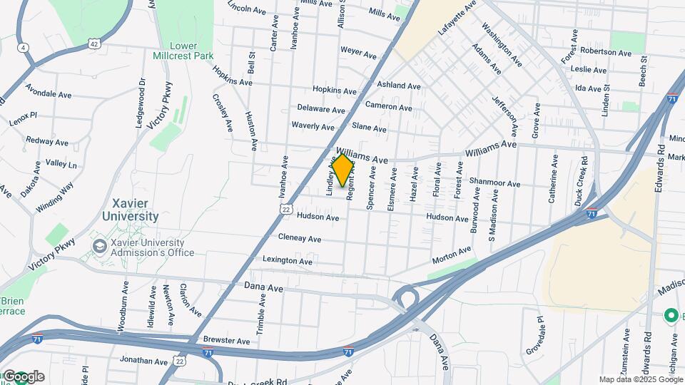 2016 Wayland Ave Map and Location Details