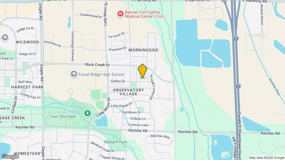 3814 Galileo Dr Map and Location Details