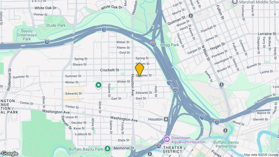 1613 Hickory St Map and Location Details
