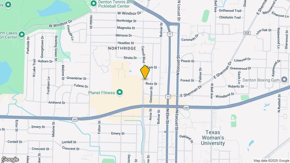 2200 N Carroll Blvd Map and Location Details