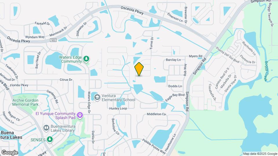 3205 Turret Dr Mapa y Detalles de la Ubicación