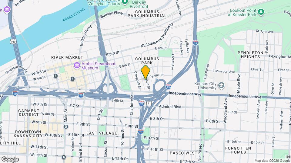 556 Harrison St, Unit First Floor - Unit 1 Map and Location Details