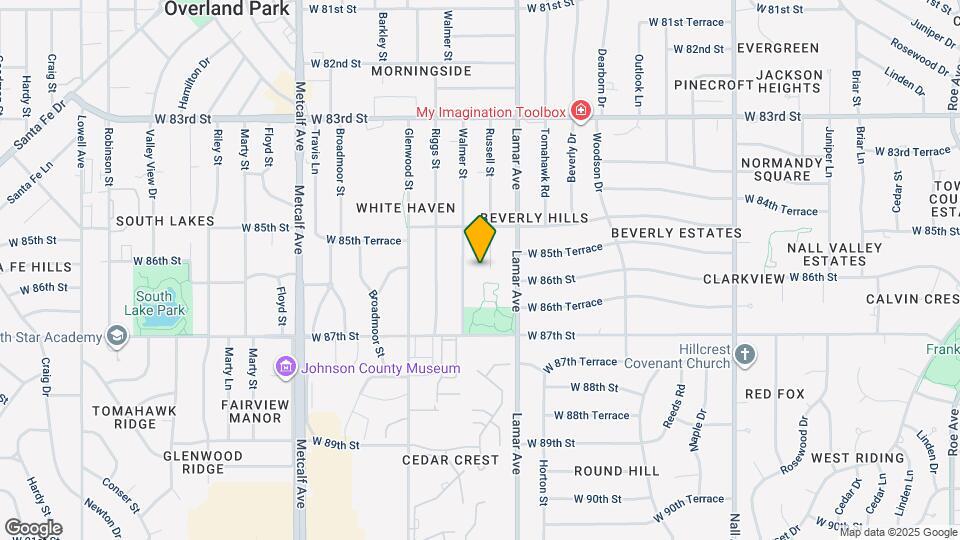 8536 Russell St Map and Location Details