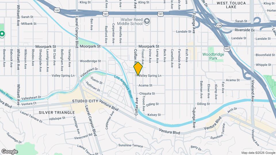 4230 Colfax Ave Map and Location Details