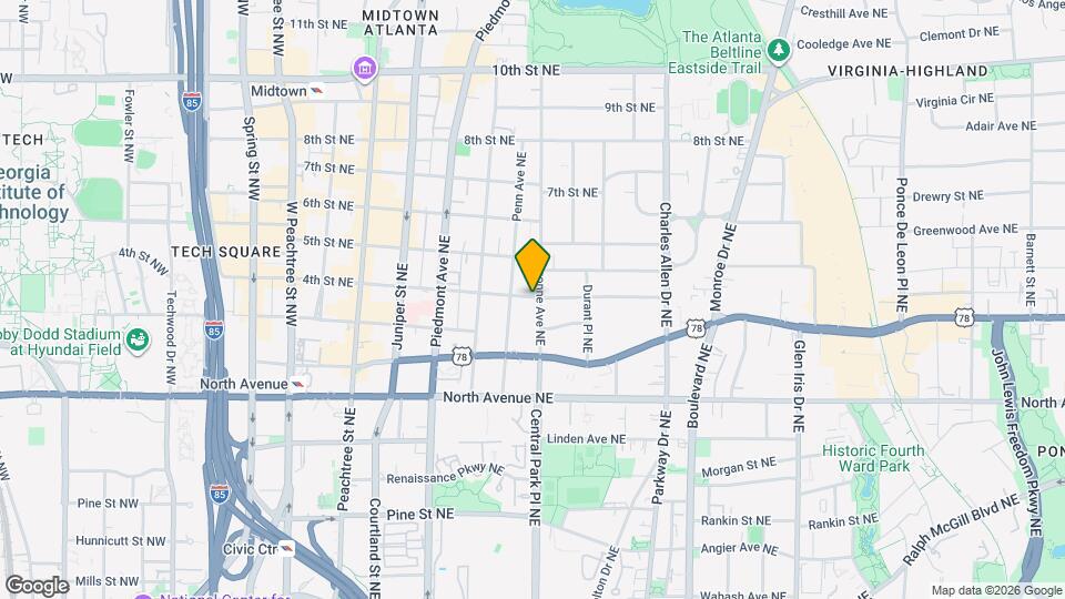 720 Argonne Ave NE Map and Location Details