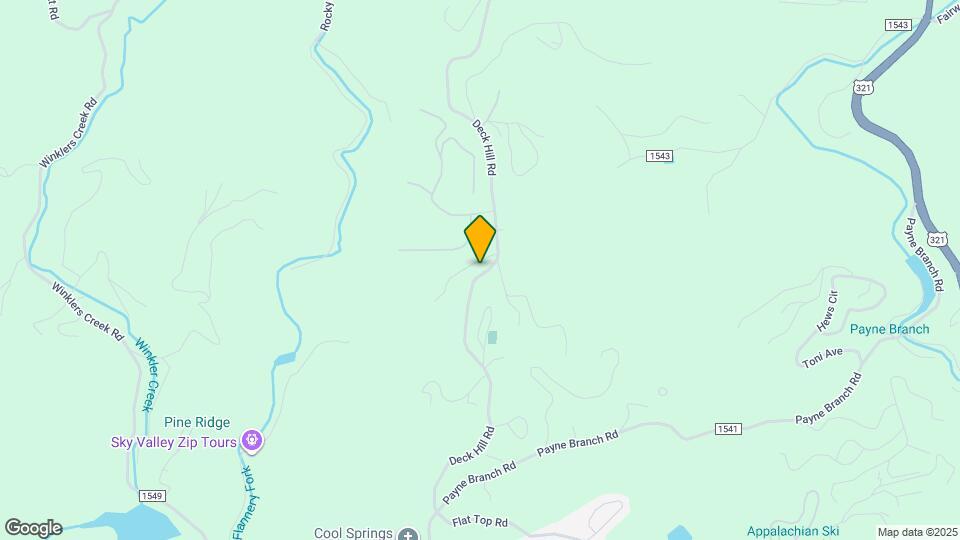 1412 Deck Hill Rd Map and Location Details