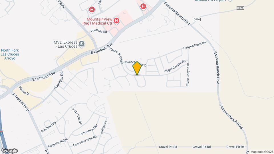 3505 Canyon Ridge Arc Map and Location Details