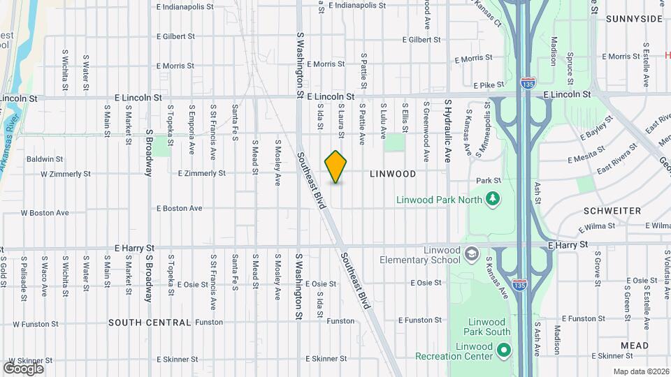 1425 S Laura Ave Map and Location Details