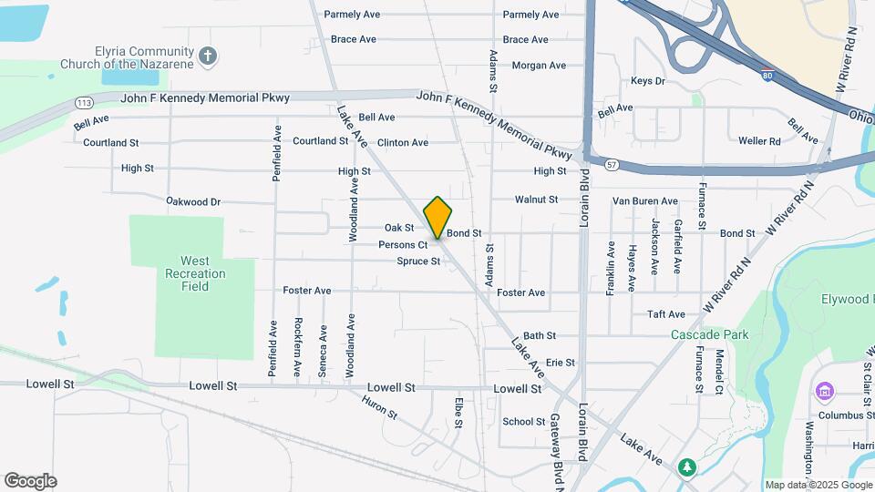 910 Lake Ave Mapa y Detalles de la Ubicación