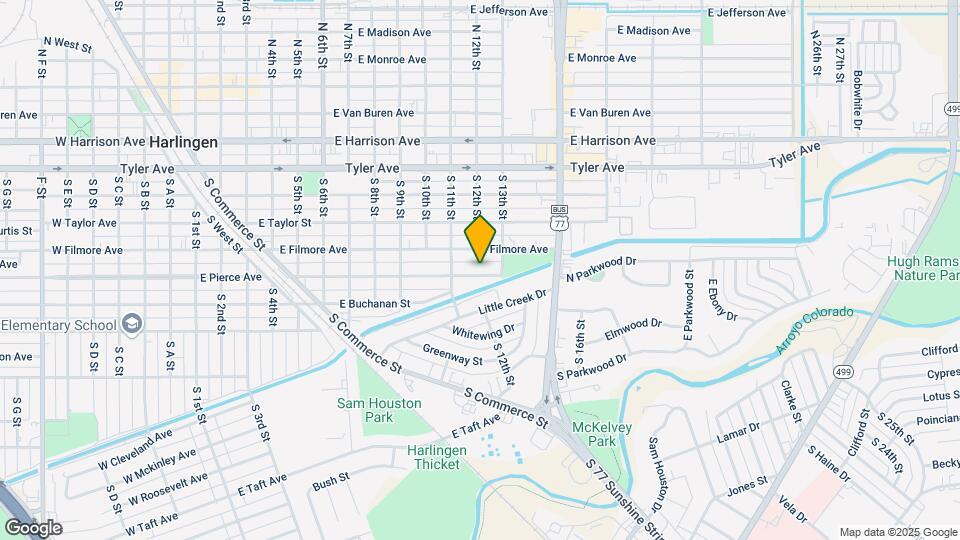 1125 E Pierce Ave Map and Location Details