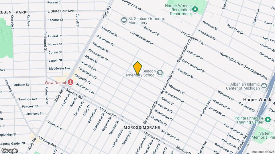 19188 Roscommon St Map and Location Details