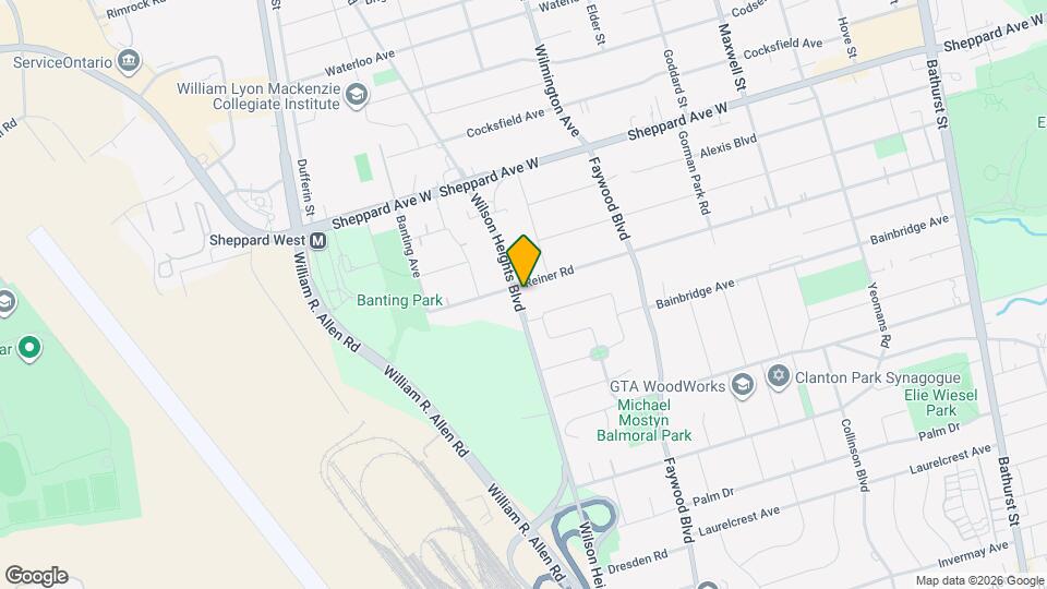 479 Wilson Heights Blvd, Unit SI ID1597522P Map and Location Details