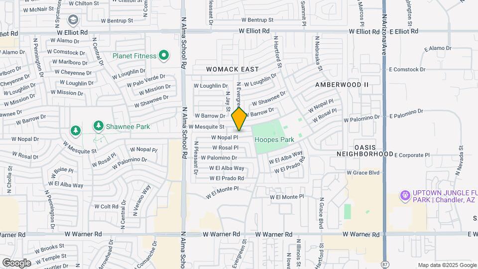 708 W Nopal Pl Map and Location Details